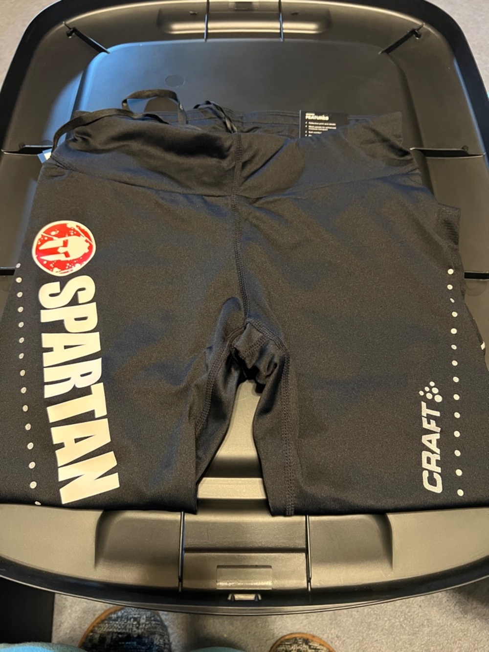 Craft Black Spartan Logo Training Pants - Picture 3 of 11